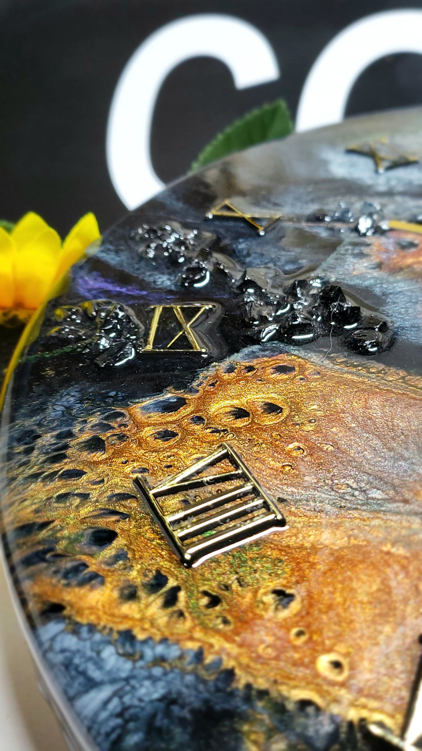 Epoxy Resin Wall Clock Regular (ab1739)