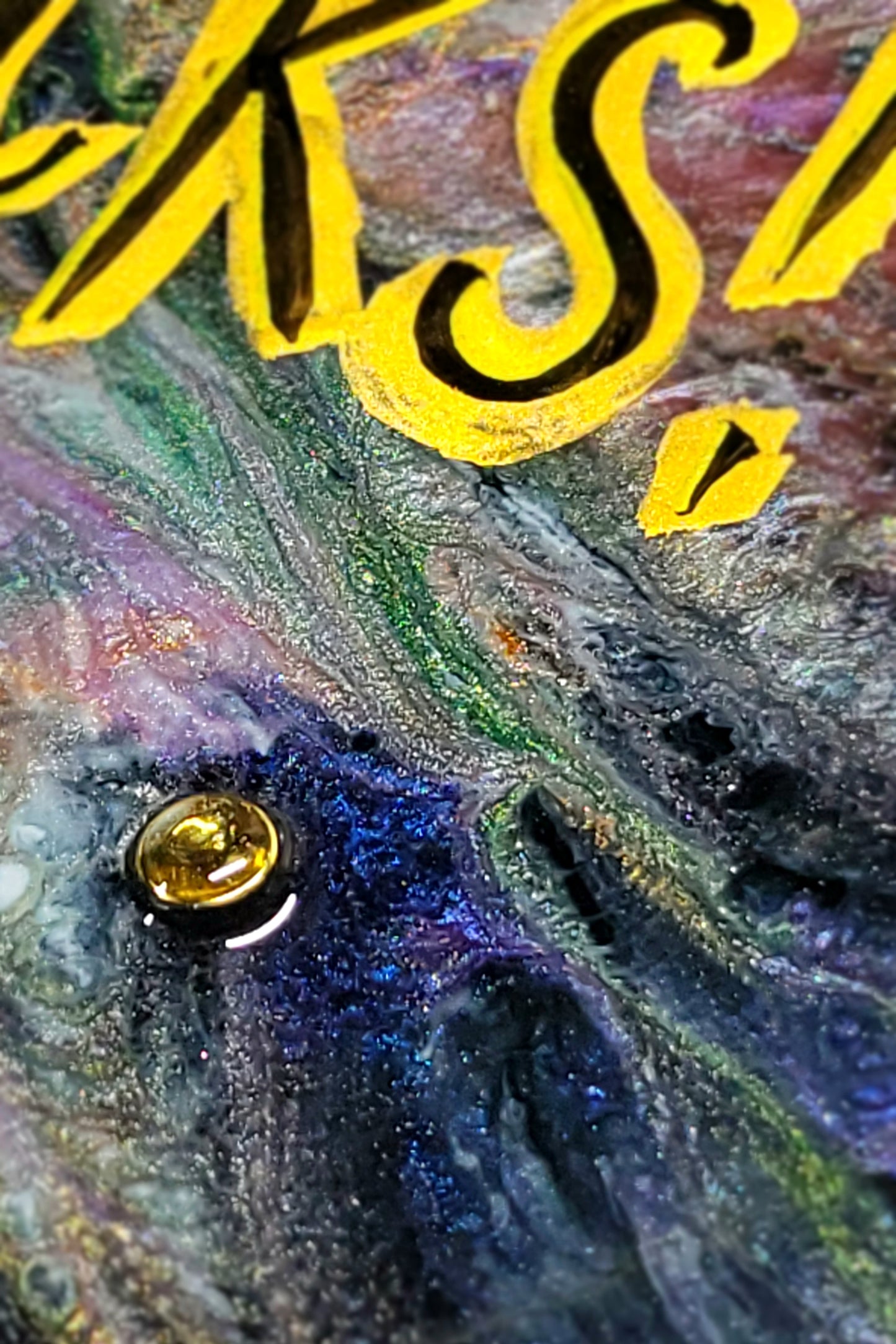 Epoxy Resin Wall Clock Regular (ab1738)