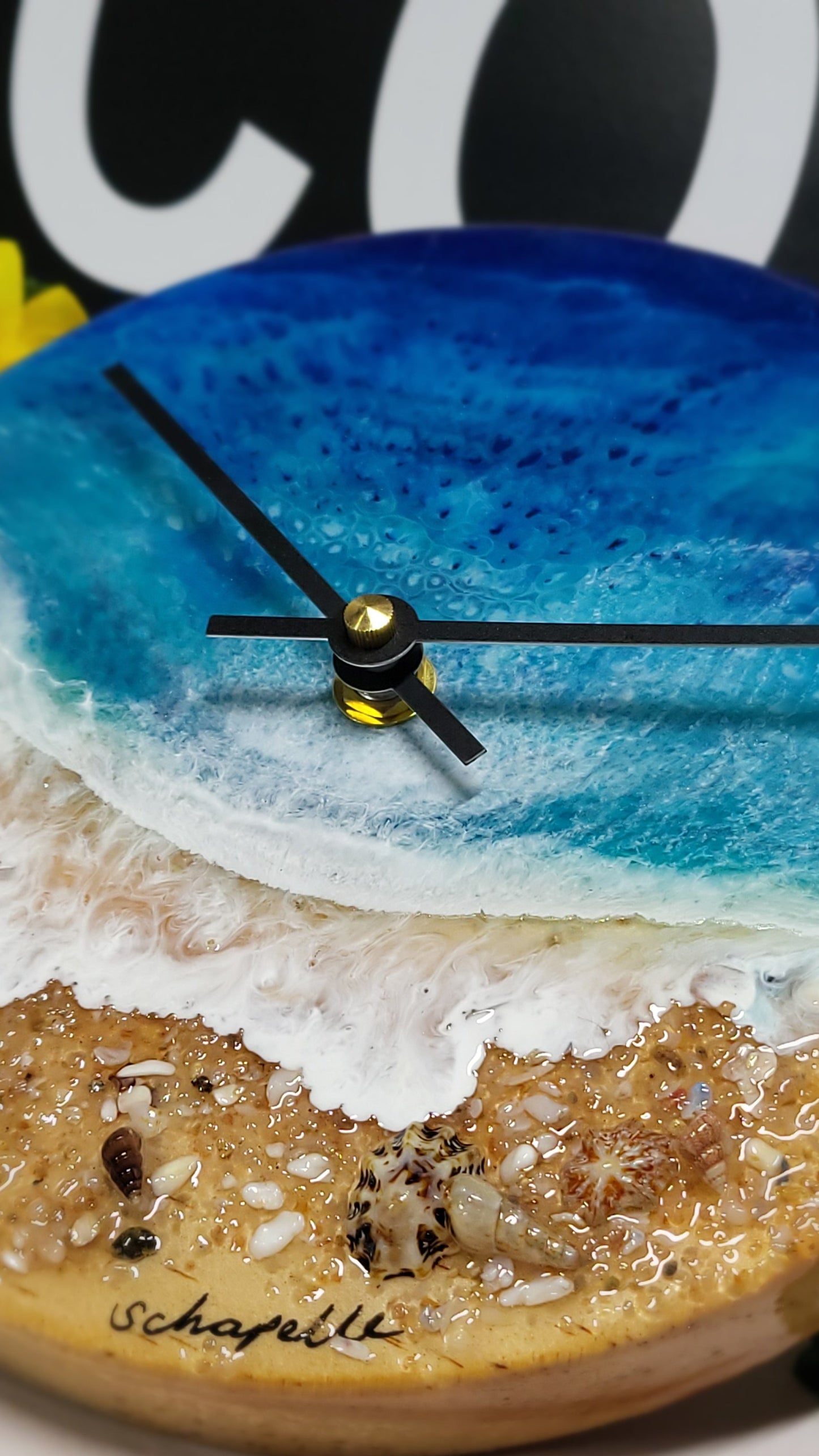Epoxy Resin Wall Clock Small (ab1734)