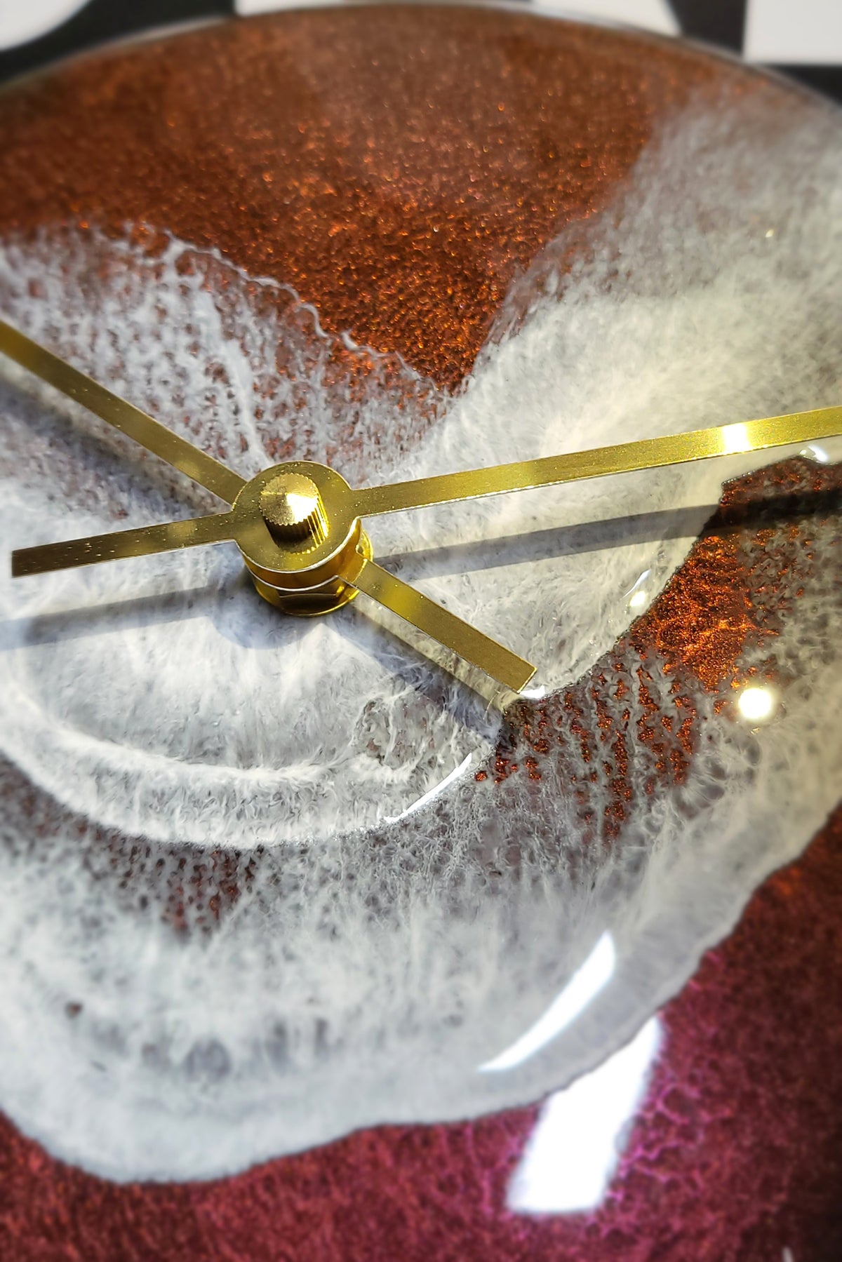 Epoxy Resin Wall Clock Small (ab1779)