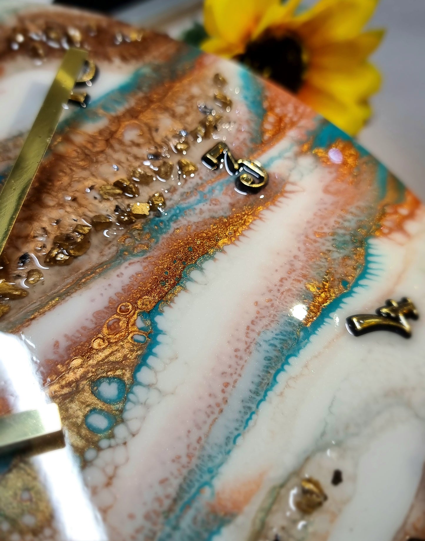 Epoxy Resin Wall Clock Regular (ab1658)