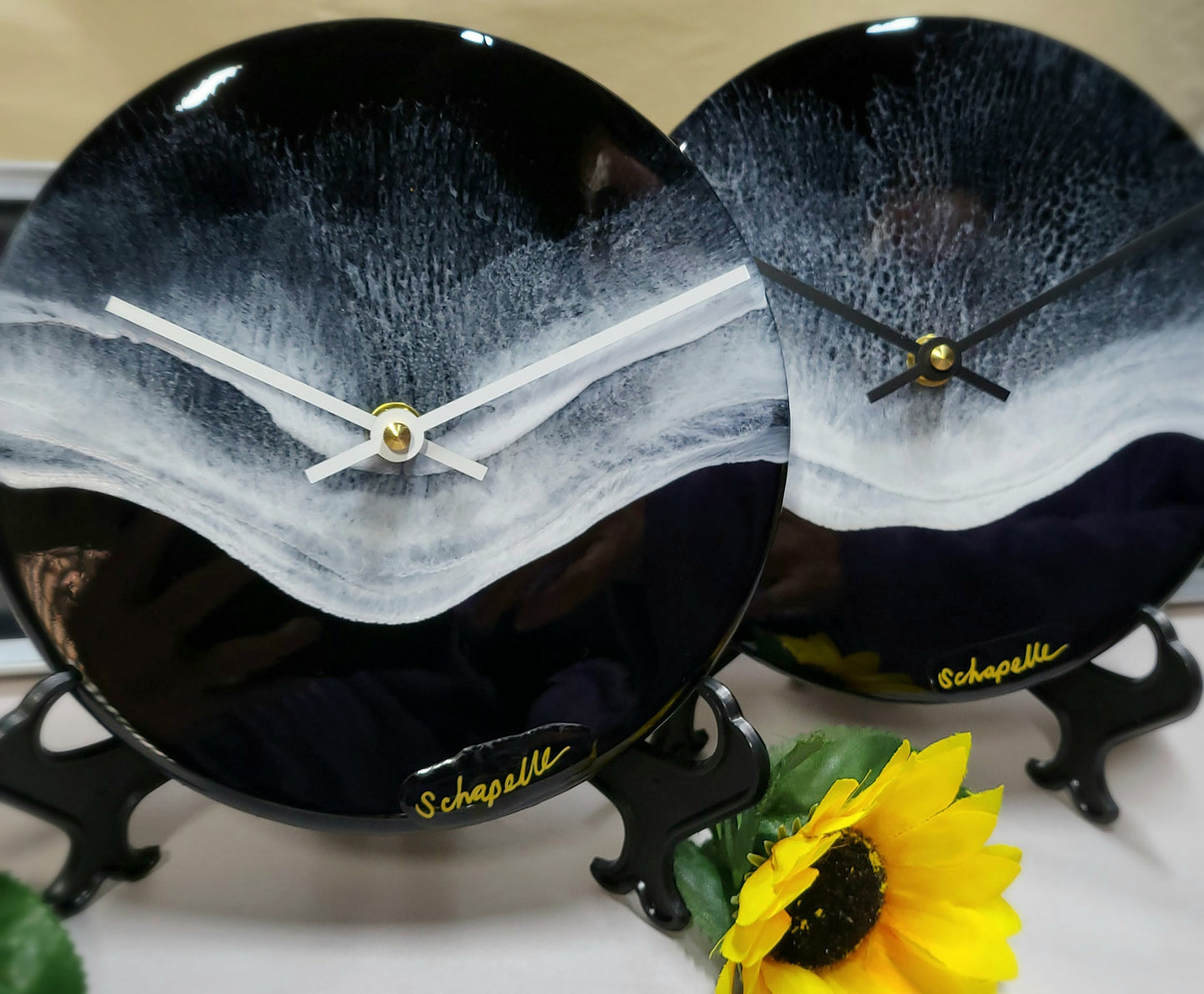 Epoxy Resin Wall Clock Small (ab1756)