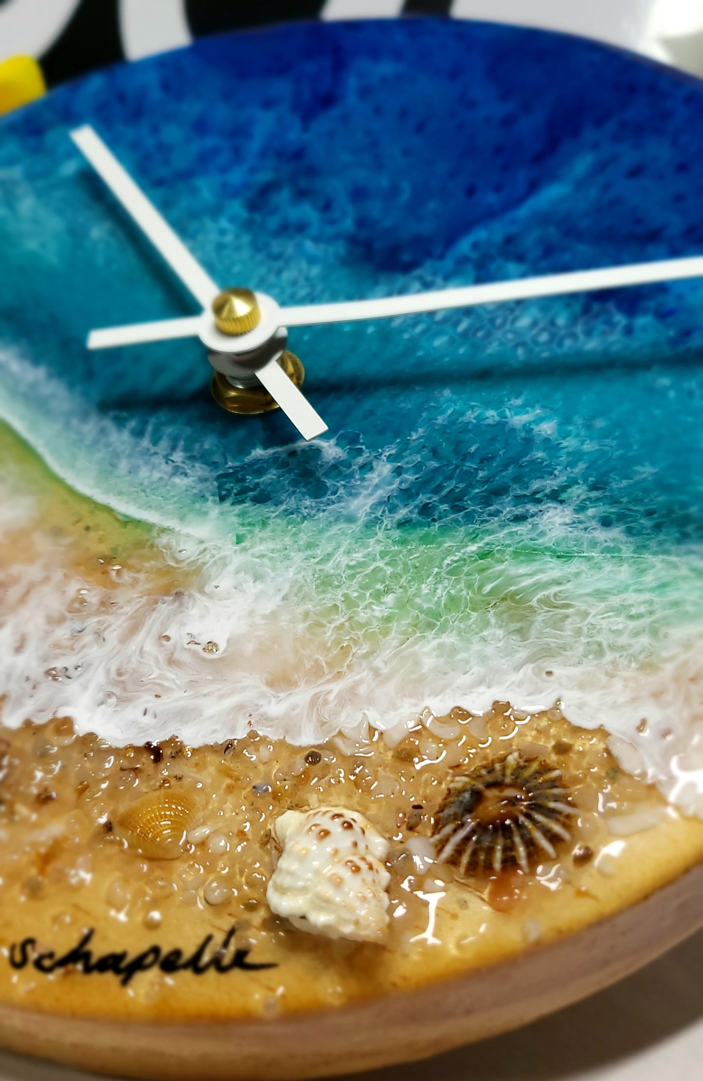 Epoxy Resin Wall Clock Small (ab1717)