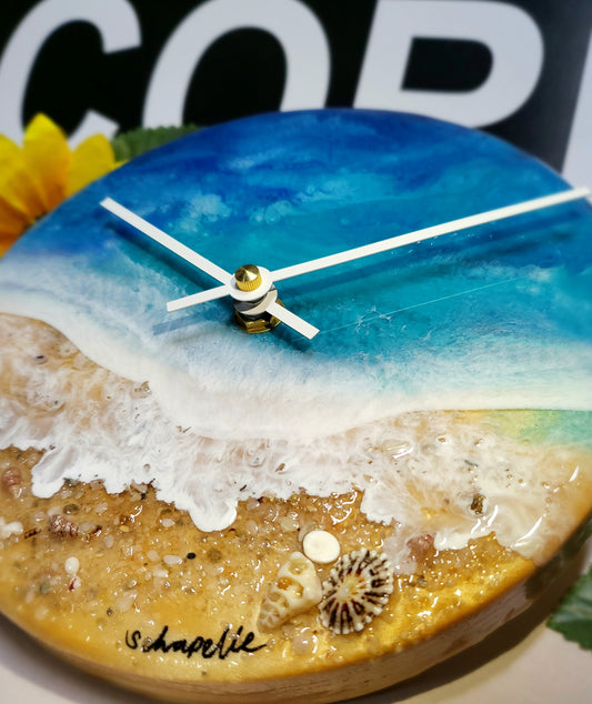 Epoxy Resin Wall Clock Small (ab1703)
