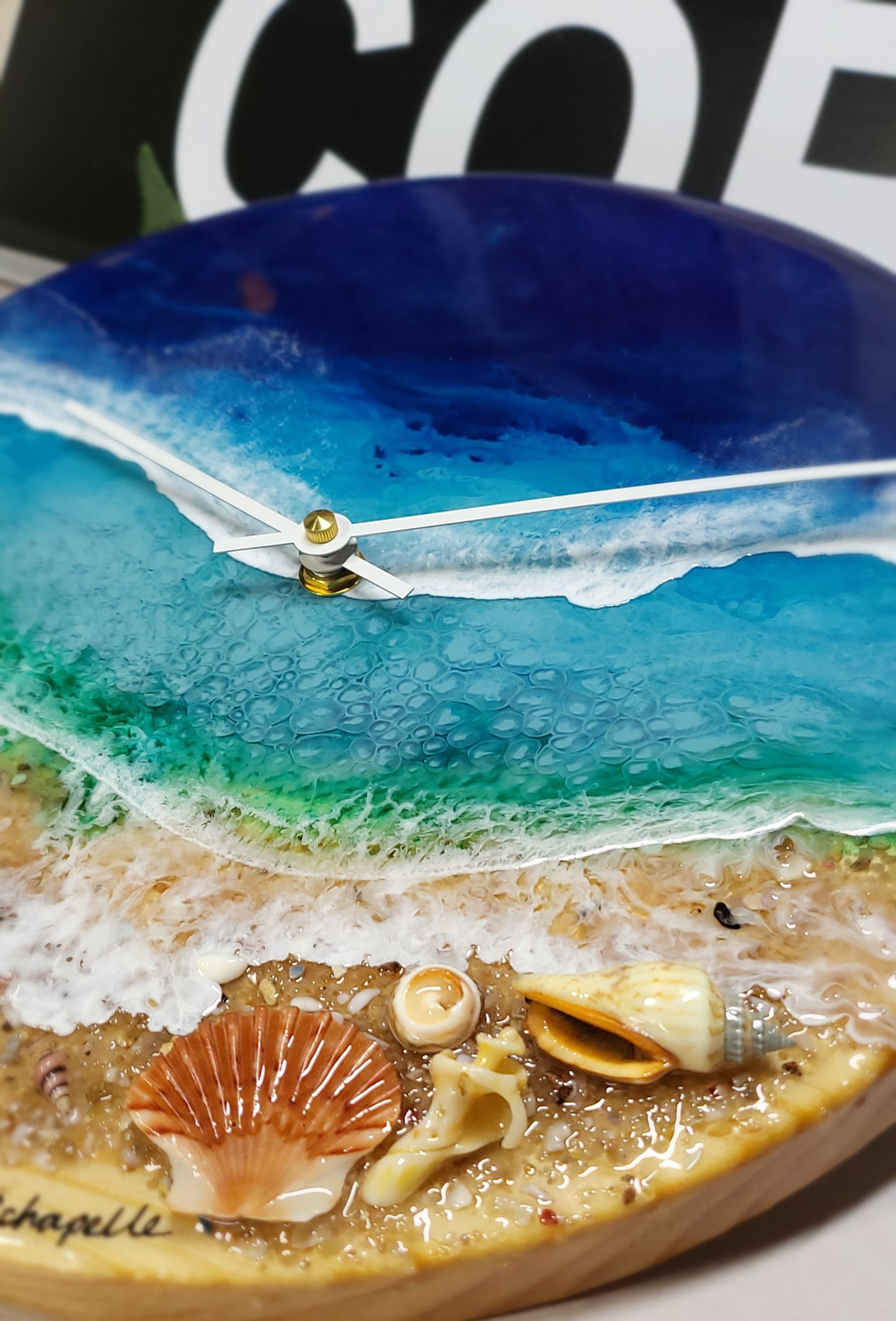 Epoxy Resin Wall Clock Regular (ab1762)