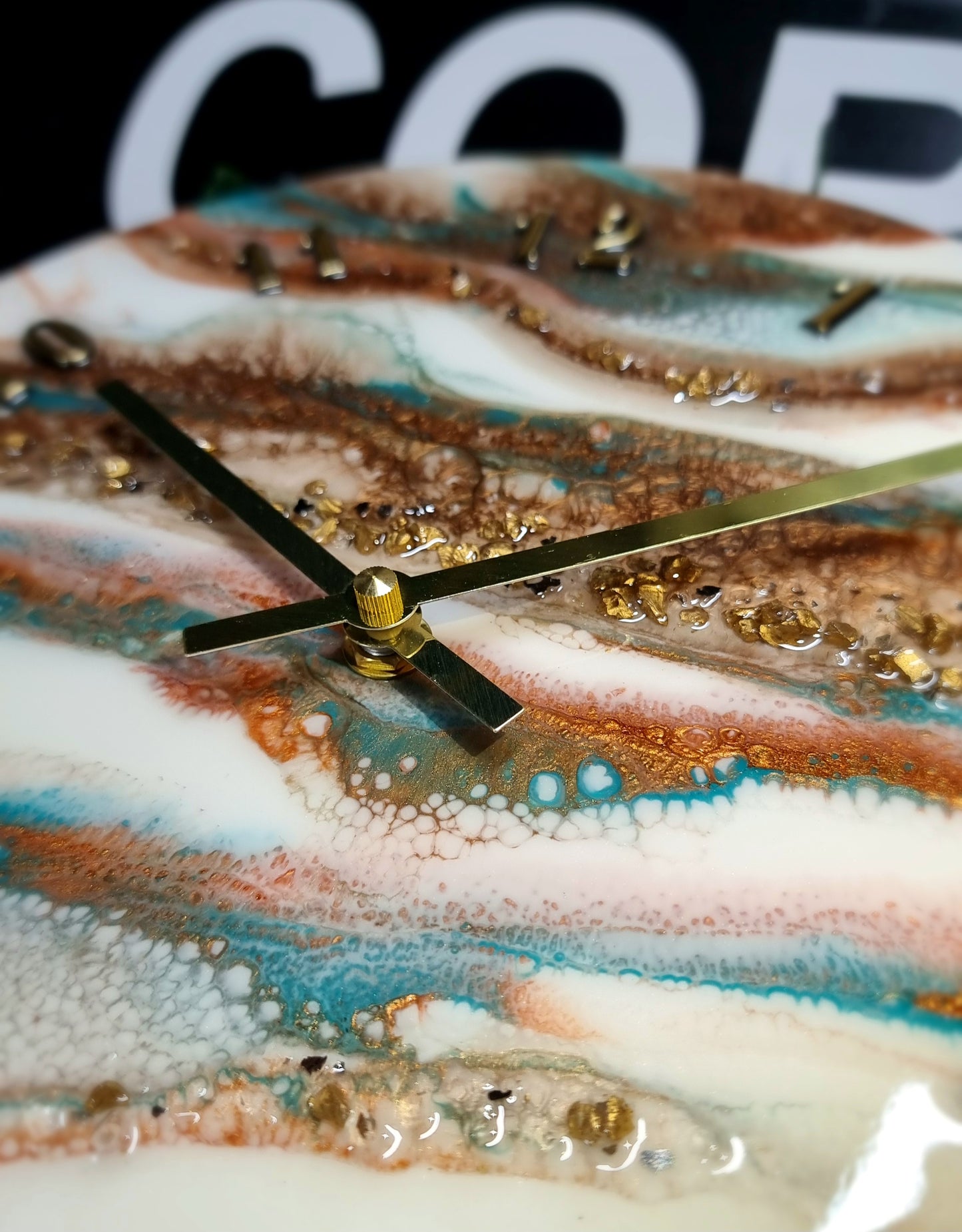 Epoxy Resin Wall Clock Regular (ab1658)