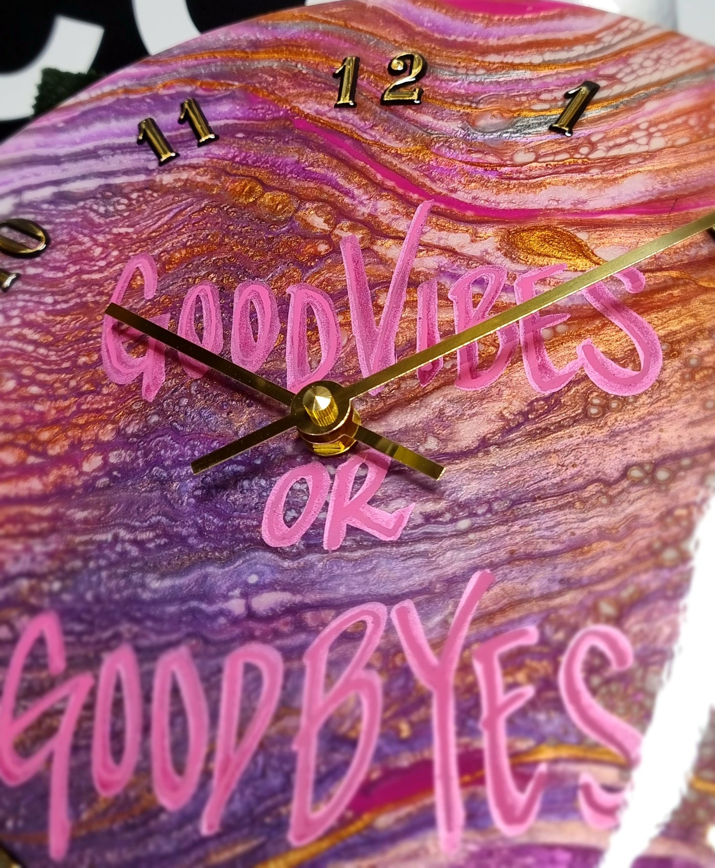 Epoxy Resin Wall Clock Regular (ab1660)