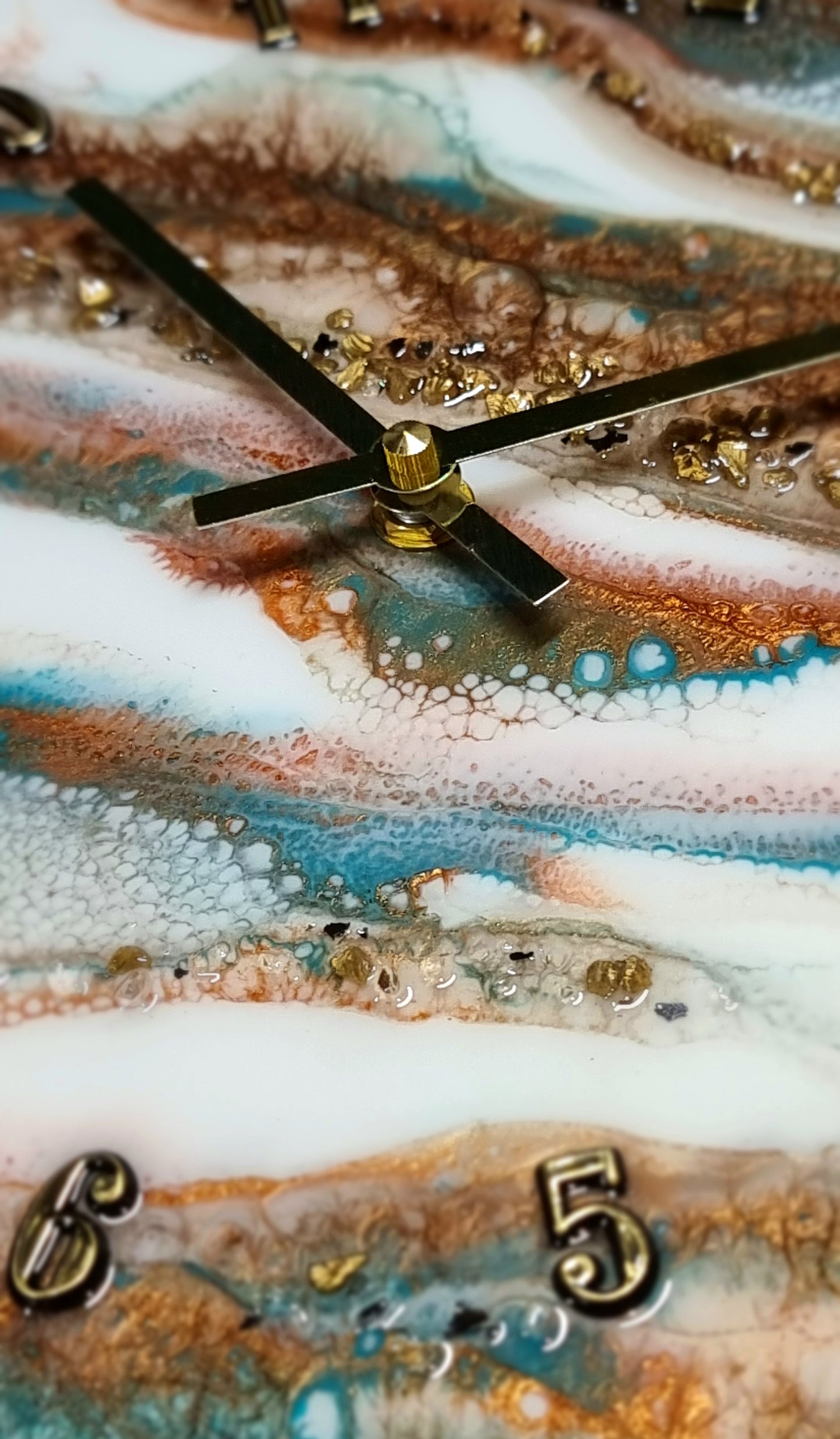 Epoxy Resin Wall Clock Regular (ab1658)