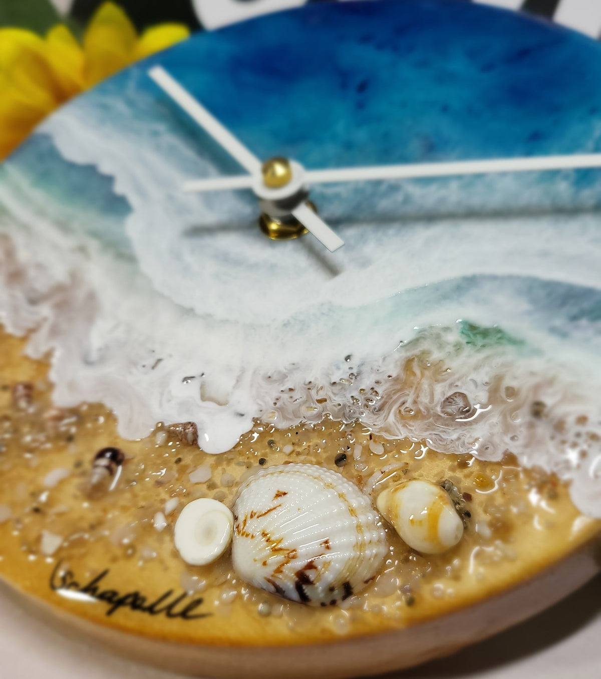 Epoxy Resin Wall Clock Small (ab1786)