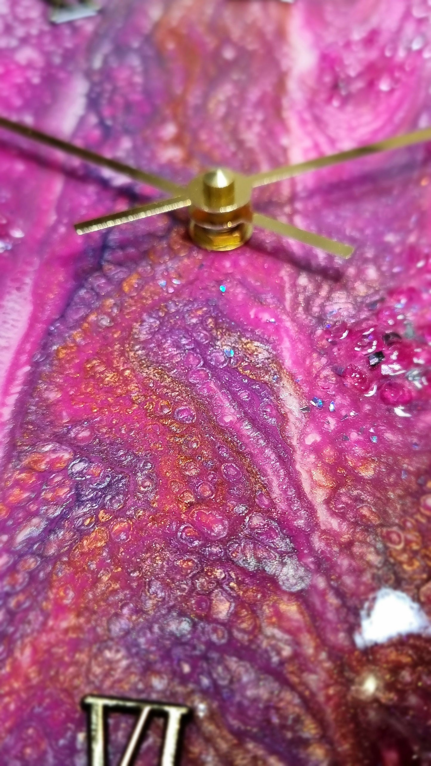 Epoxy Resin Wall Clock Regular (ab1659)