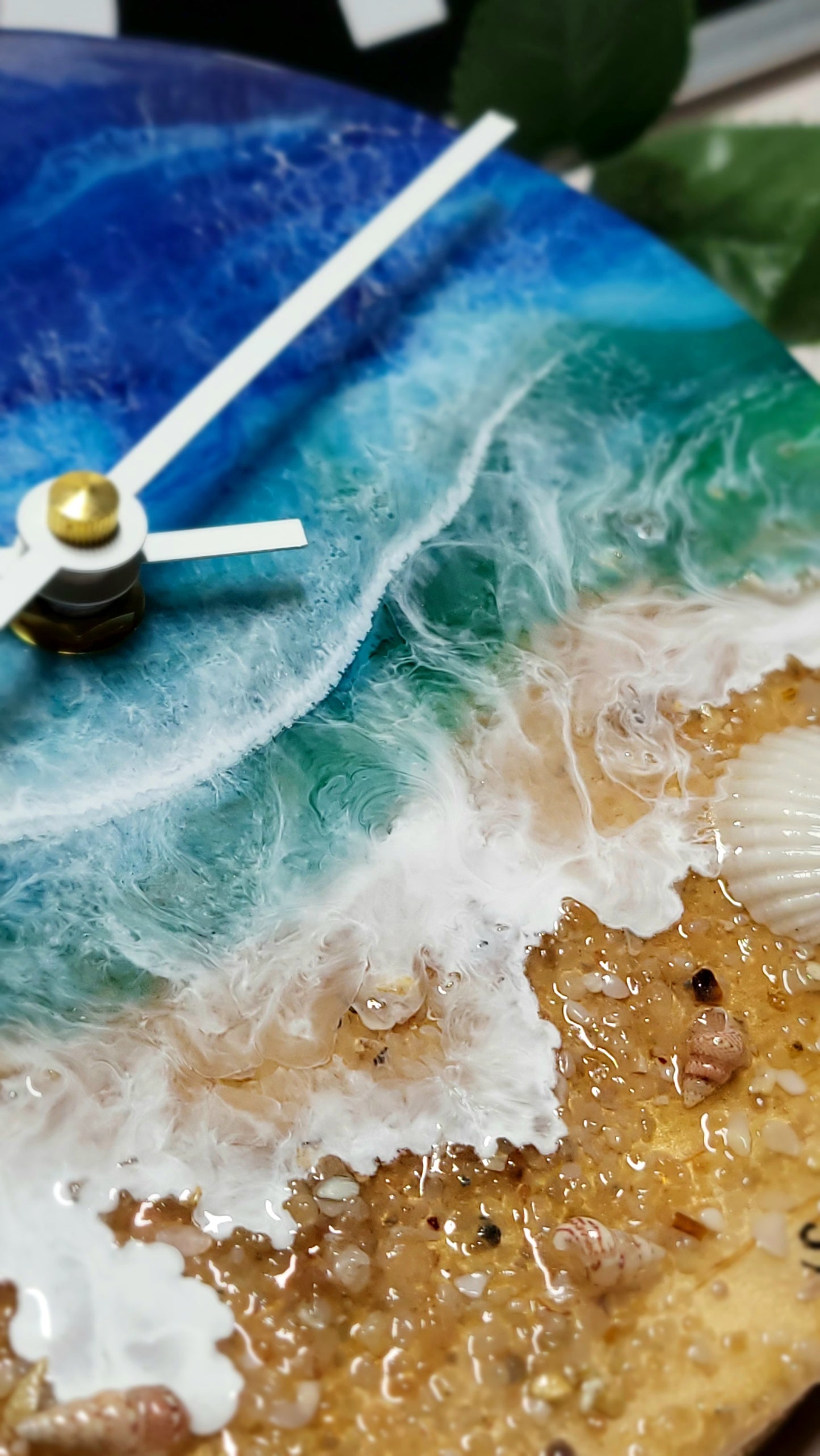 Epoxy Resin Wall Clock Small (ab1718)