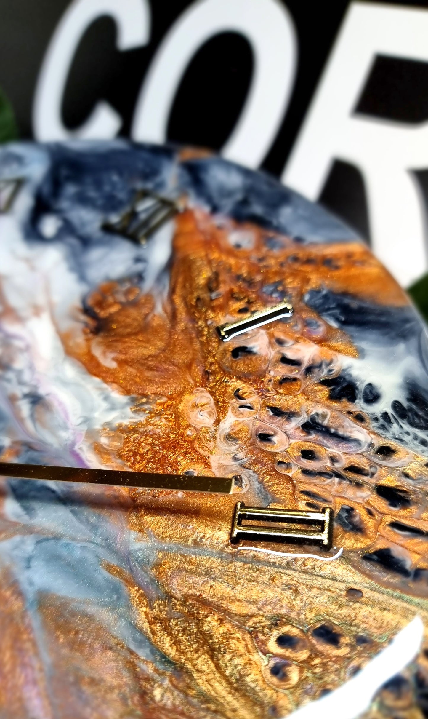 Epoxy Resin Wall Clock Regular (ab1594)