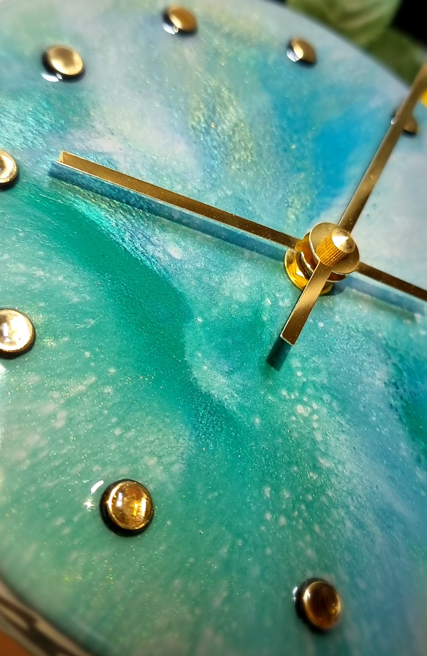 Epoxy Resin Wall Clock Small (ab1515)
