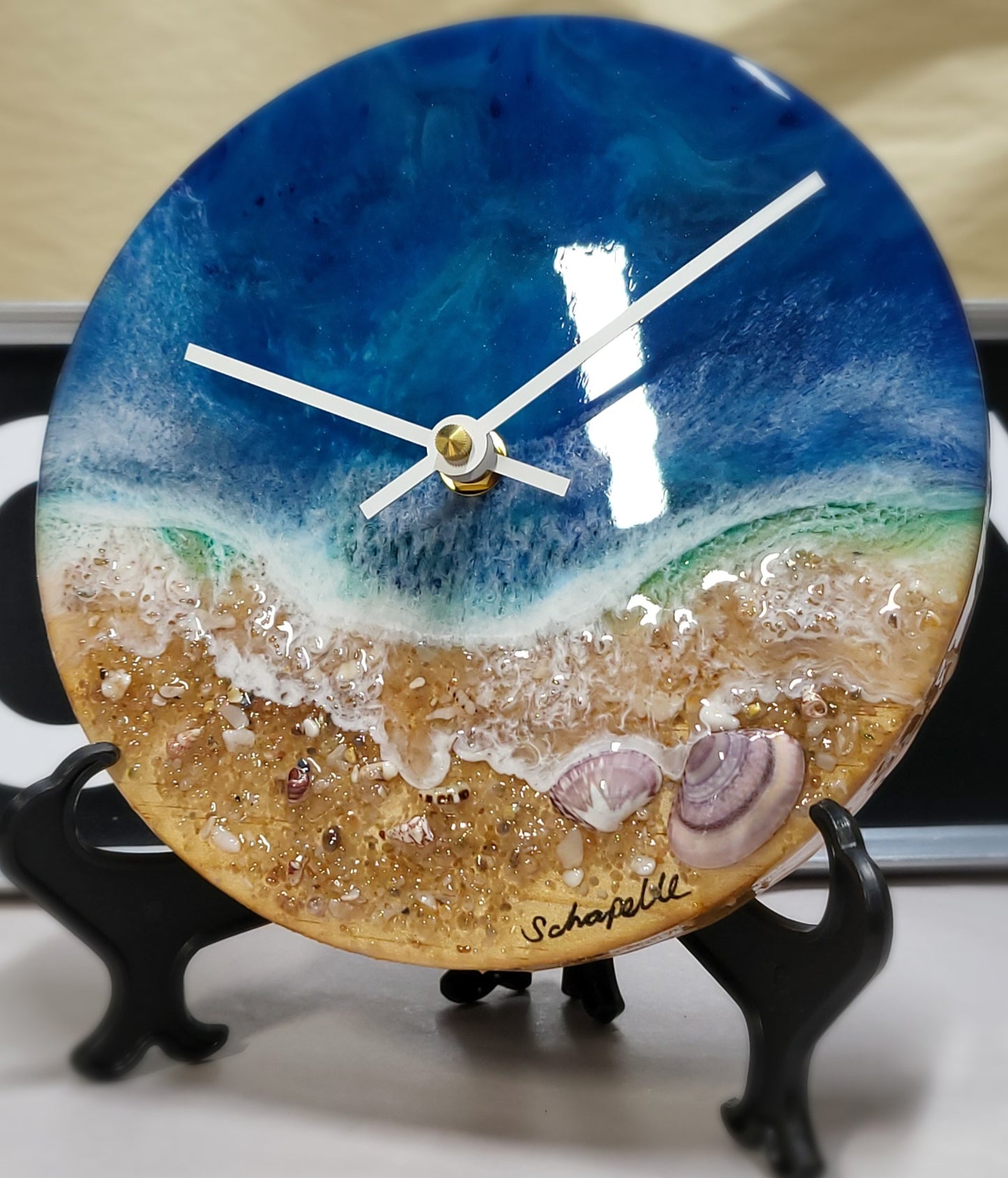Epoxy Resin Wall Clock Small (ab1772)