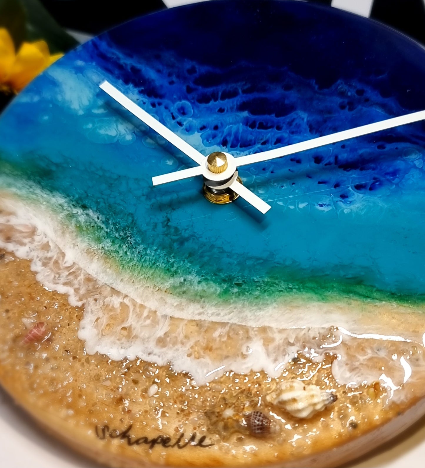 Epoxy Resin Wall Clock Small (ab1648)