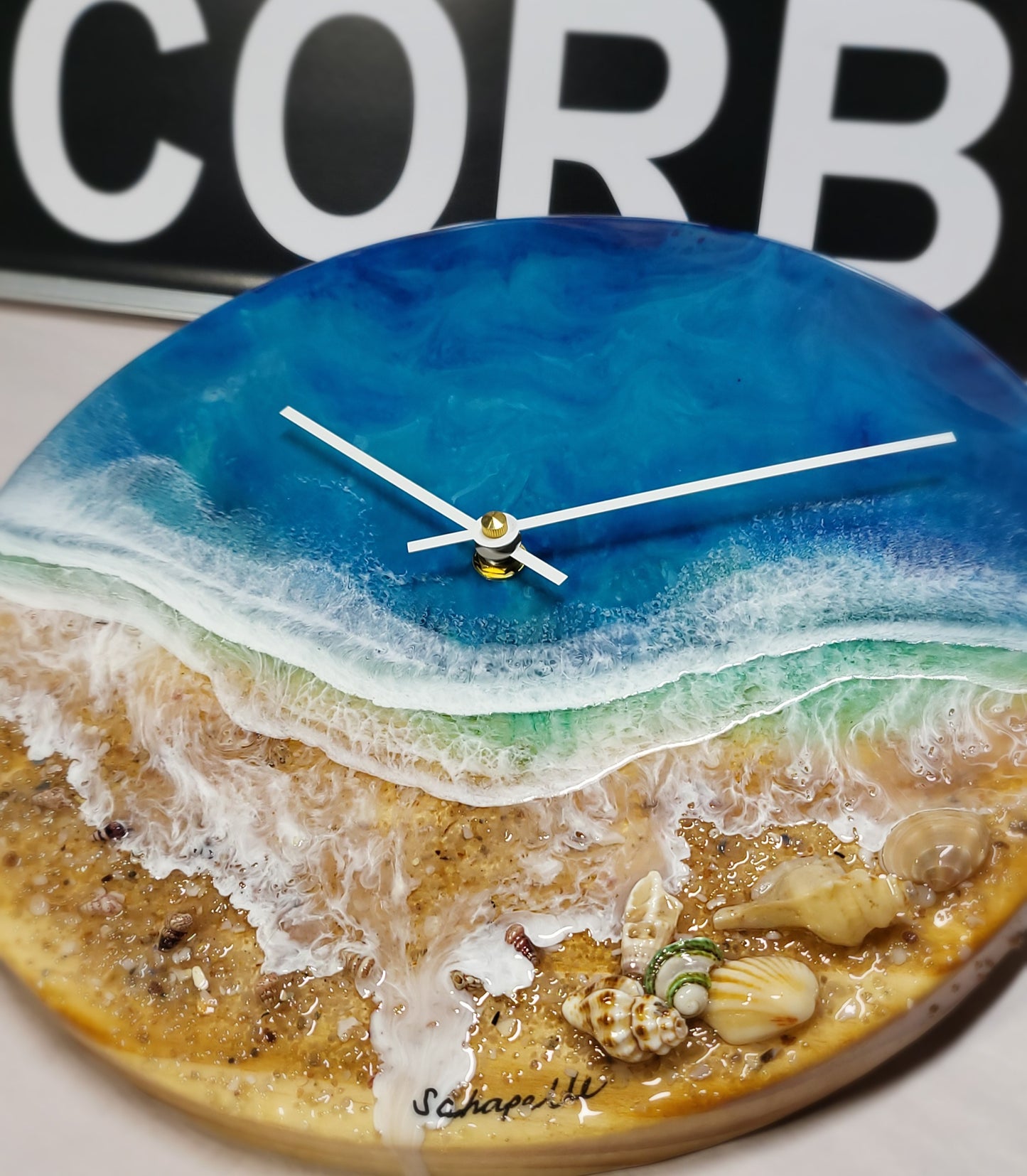 Epoxy Resin Wall Clock Regular (ab1763)