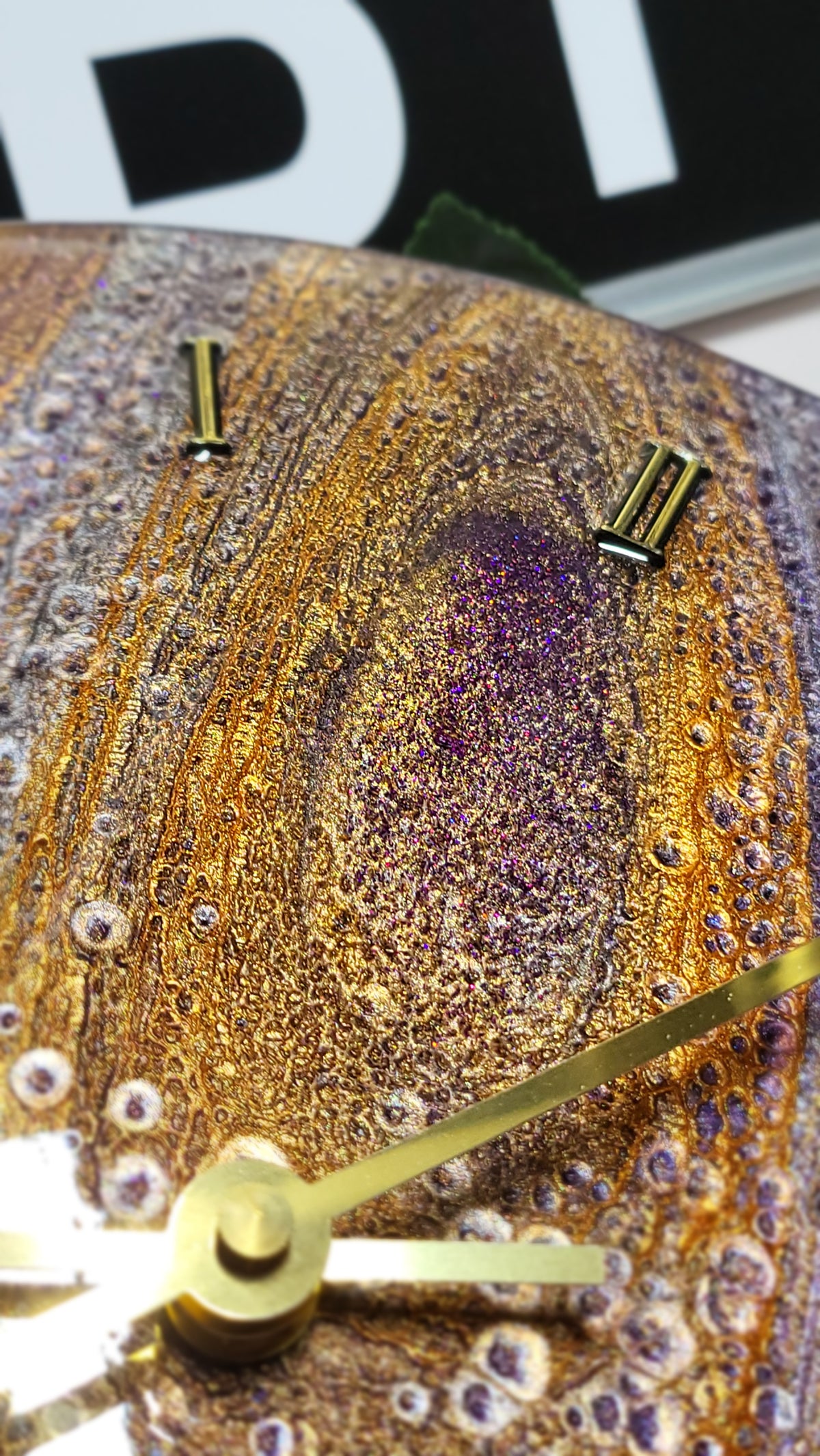 Epoxy Resin Wall Clock Regular (ab1799)