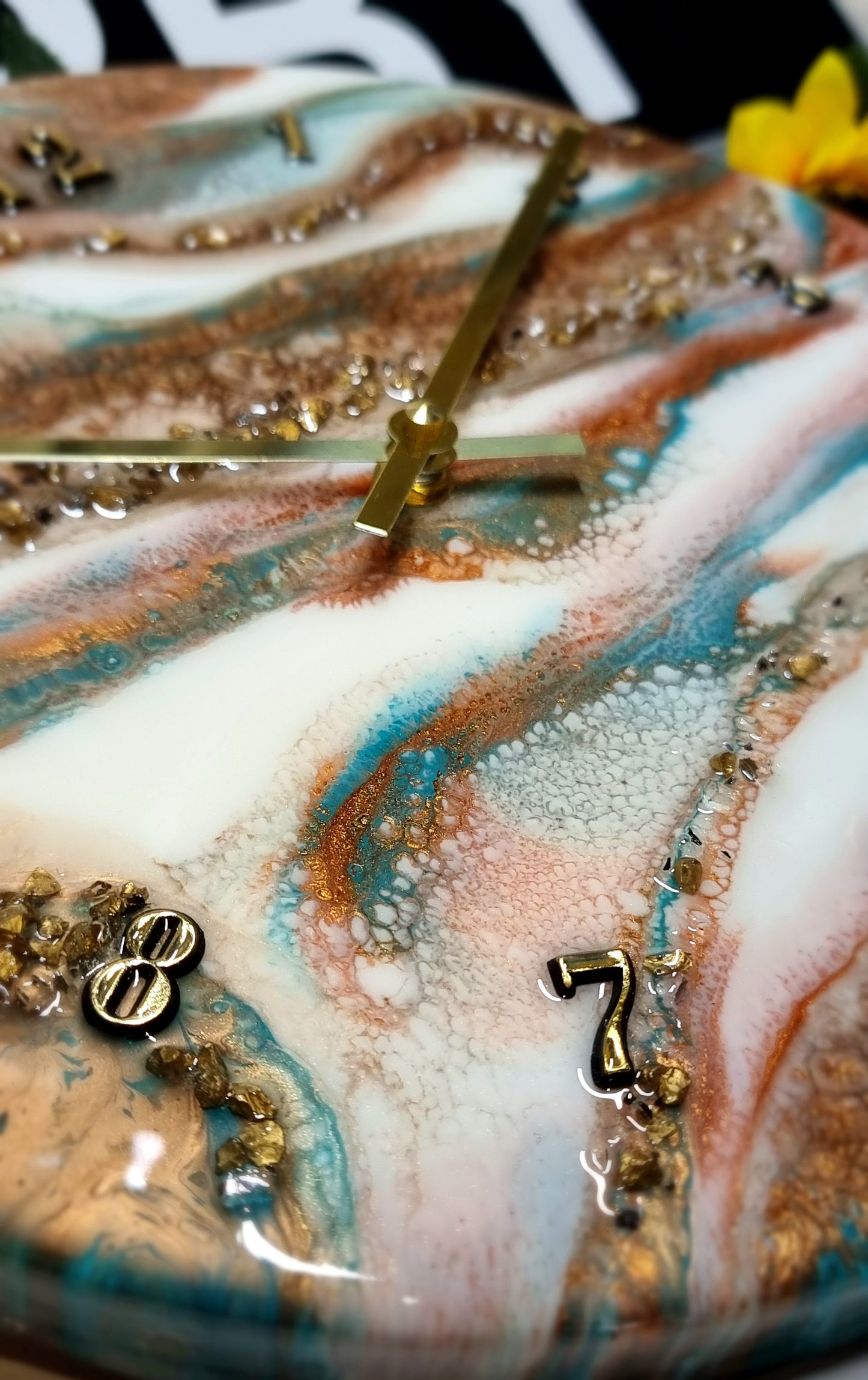 Epoxy Resin Wall Clock Regular (ab1658)