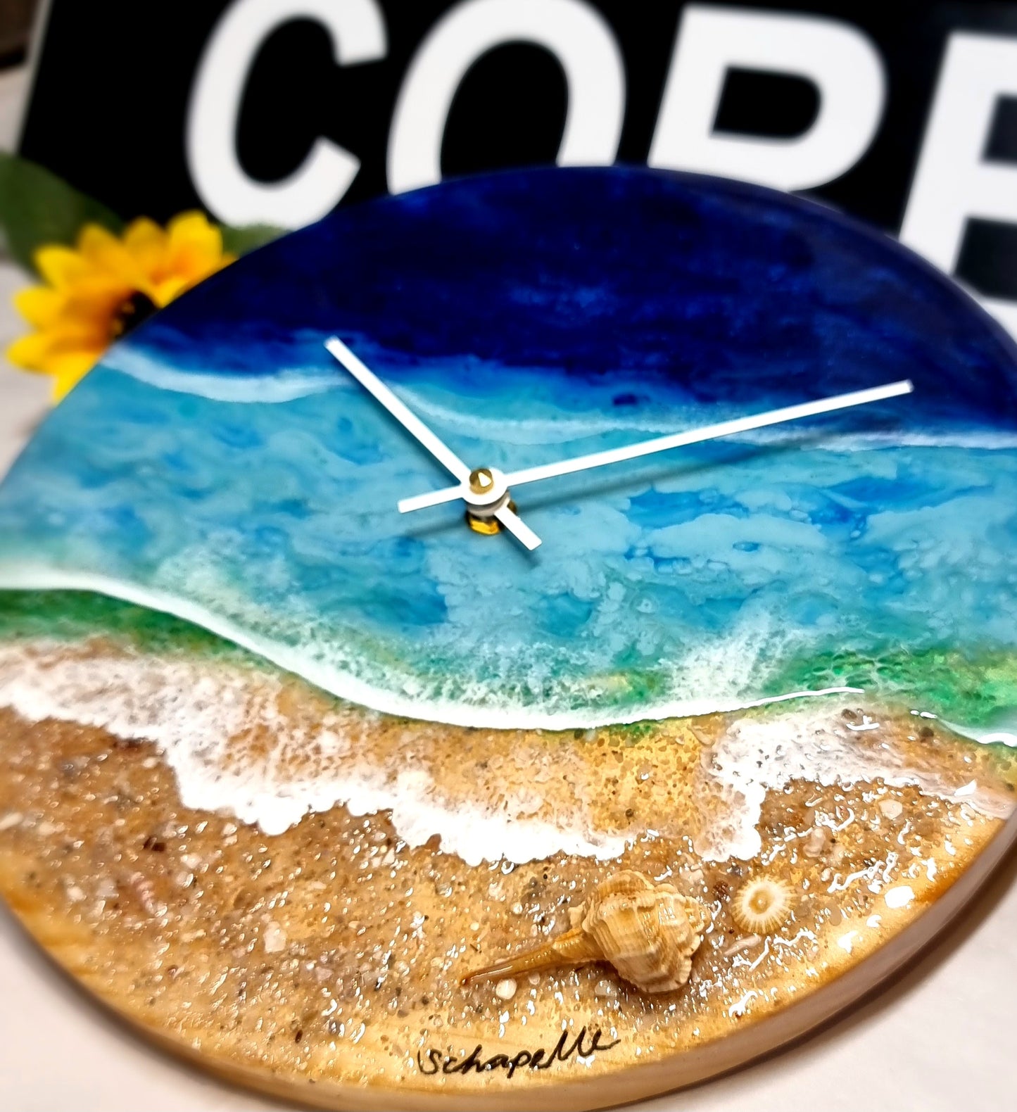 Epoxy Resin Wall Clock Regular (ab1620)