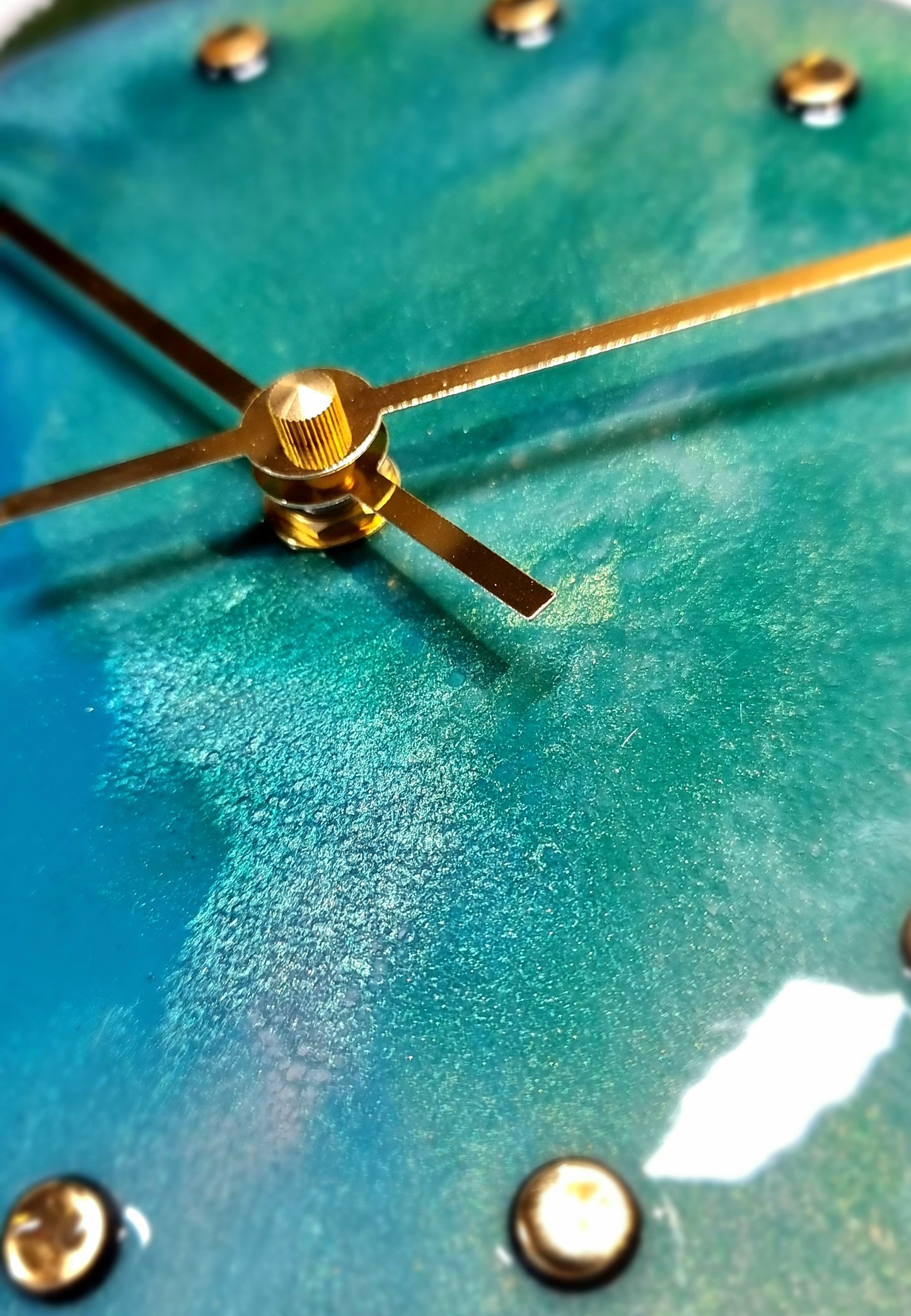 Epoxy Resin Wall Clock Small (ab1514)