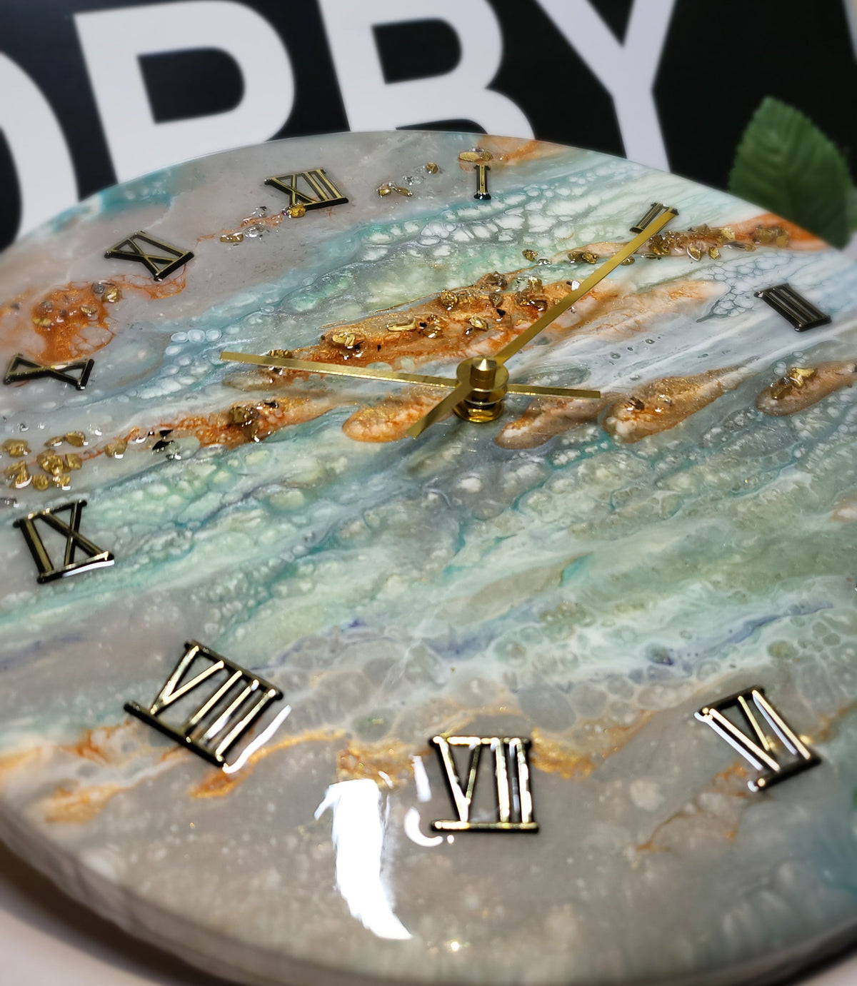 Epoxy Resin Wall Clock Regular (ab1795)
