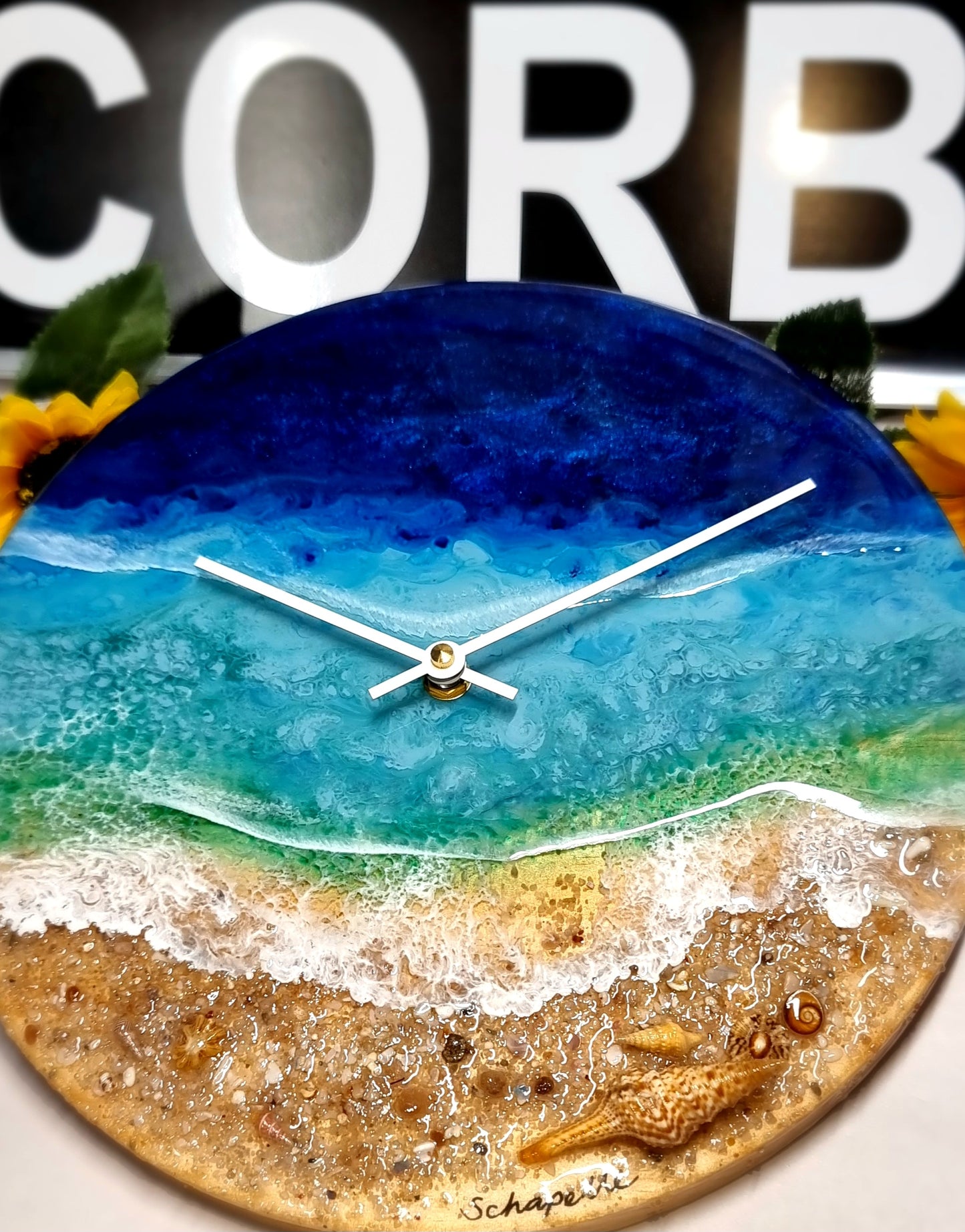 Epoxy Resin Wall Clock Regular (ab1622)