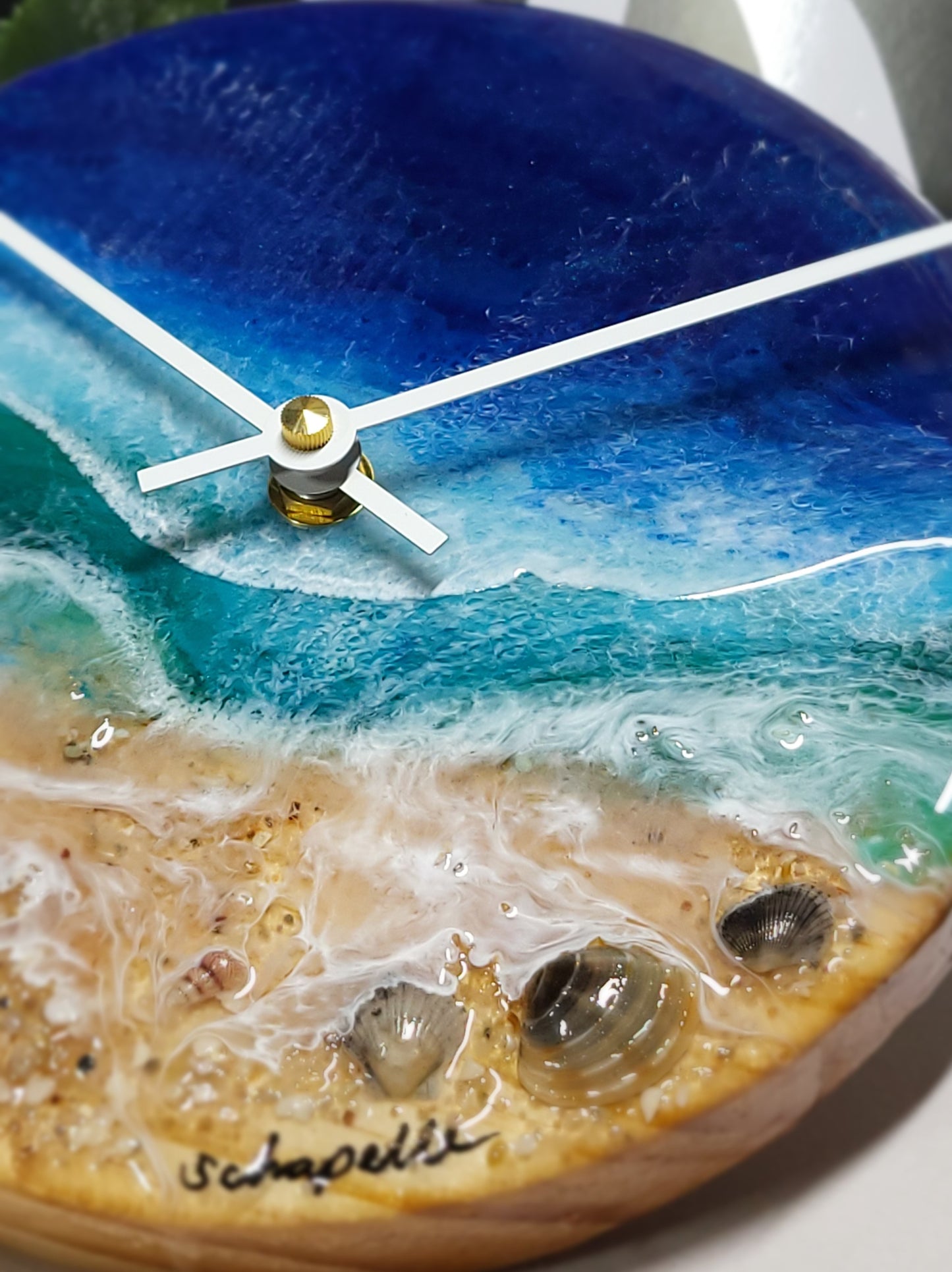 Epoxy Resin Wall Clock Small (ab1730)