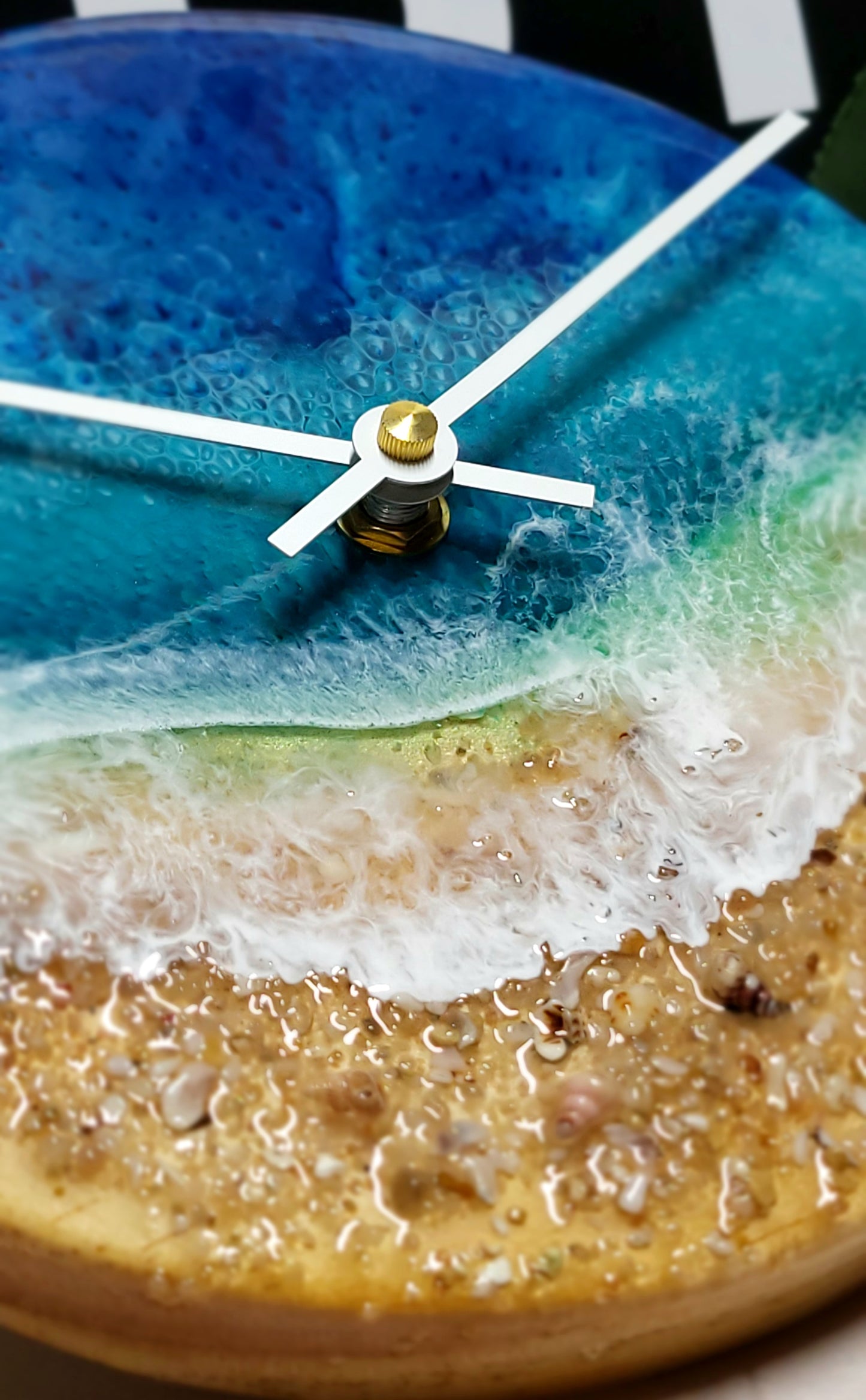 Epoxy Resin Wall Clock Small (ab1717)